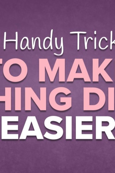 7 Handy Tricks To Make Washing Dishes Easier