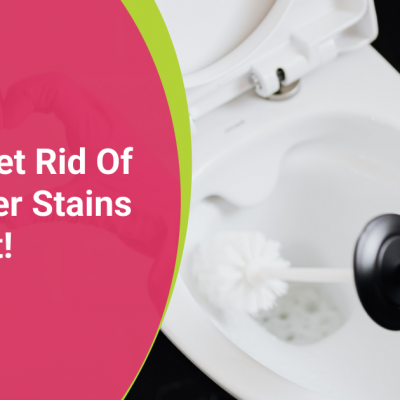 How To Get Rid Of Hard Water Stains In A Toilet!